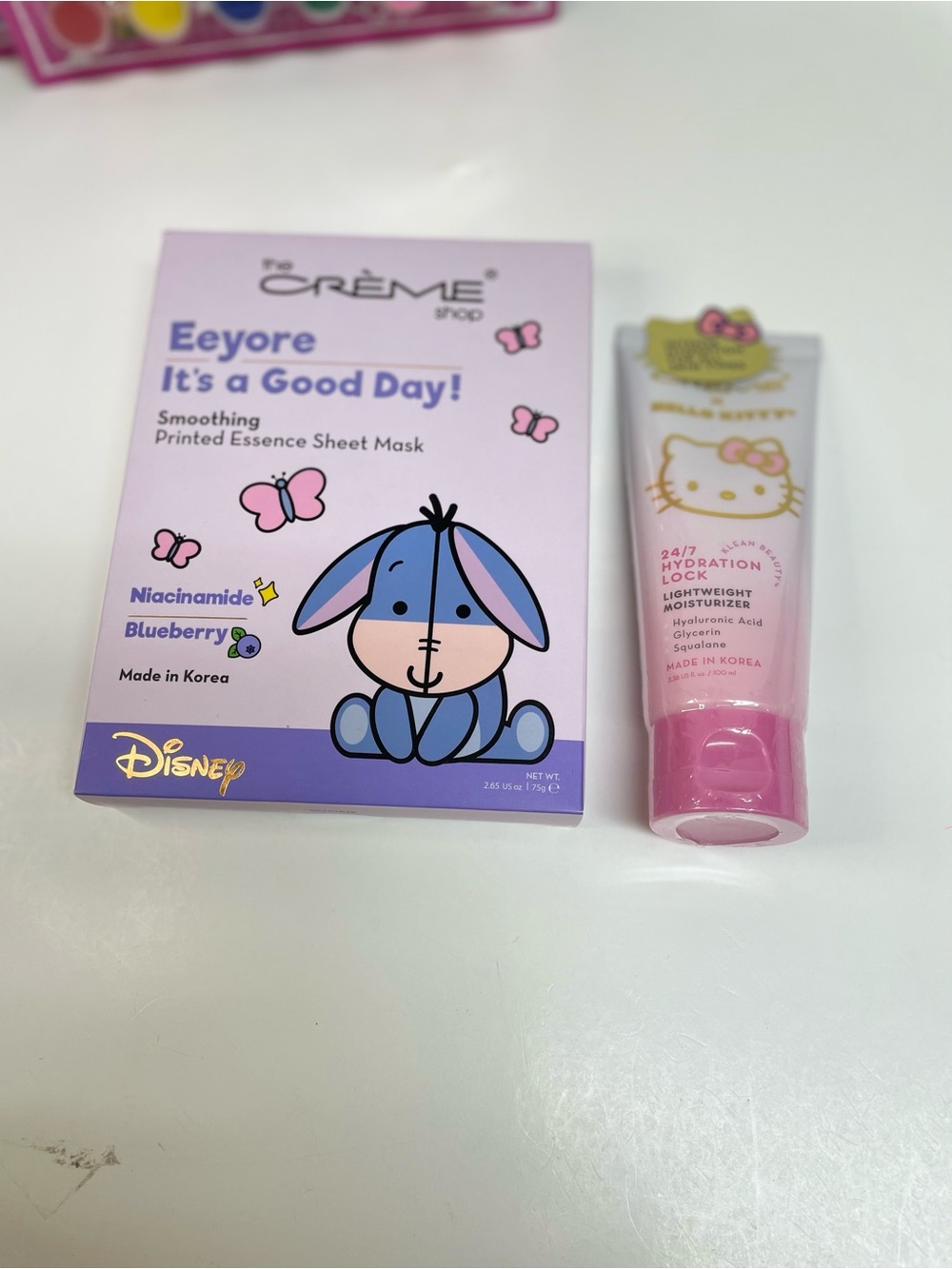 Hello Kitty Hand Cream. Crème Shop Face Mask and Kids Sticker & Art Sets Bundle - Picture 2 of 7